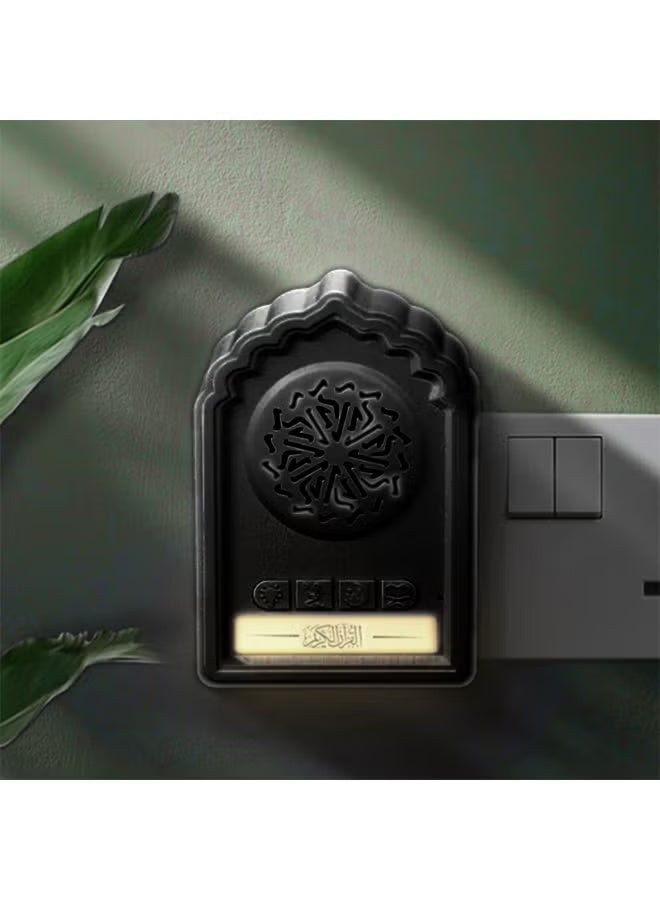 Wall Mounted Quran Speaker MP3 Player  8GB Storage USB Rechargeable & FM Radio Mosque-Shaped Design with Remote Control - Image 4