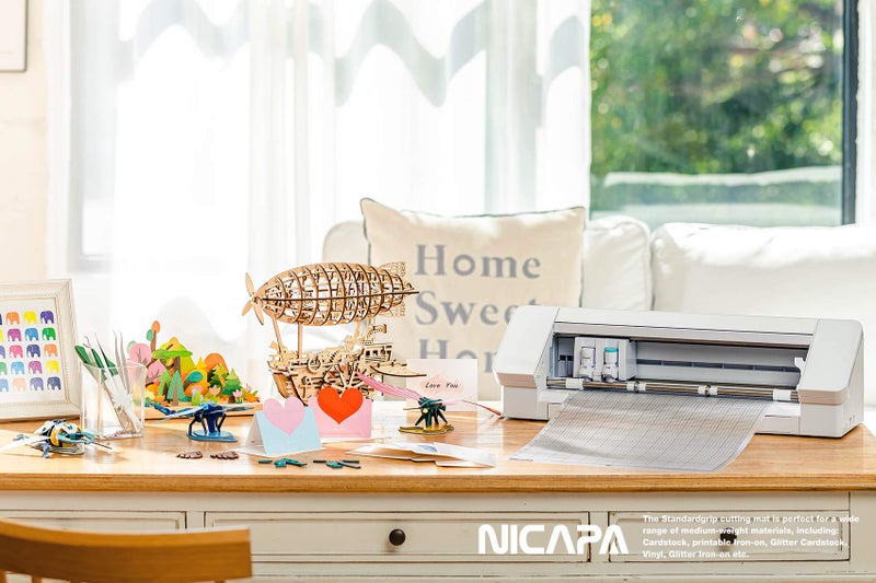 Nicapa StandardGrip Cutting Mat for Silhouette Cameo 3/2/1 (12x24 inch,3 Mats) Standard Adhesive Sticky Quilting Cricket Cut Mats Replacement Accessories for Silhouette Cameo - Image 3