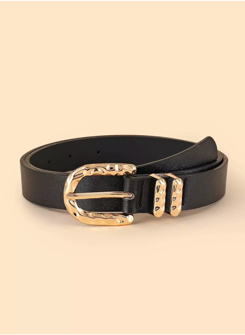 Generic Metal Decor Buckle Belt With Hole Punch  - Image 1