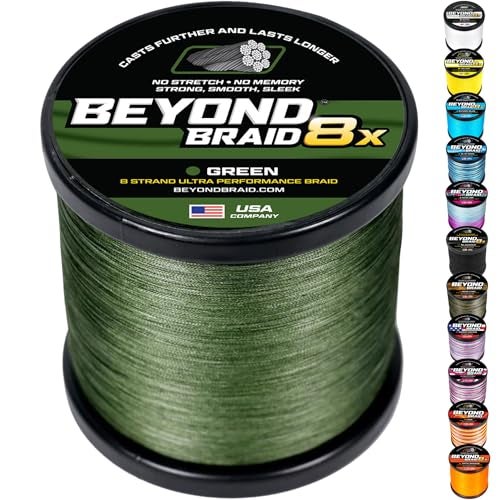 Beyond Braid Green 8X Strand 300 Yards 50lb - Image 1
