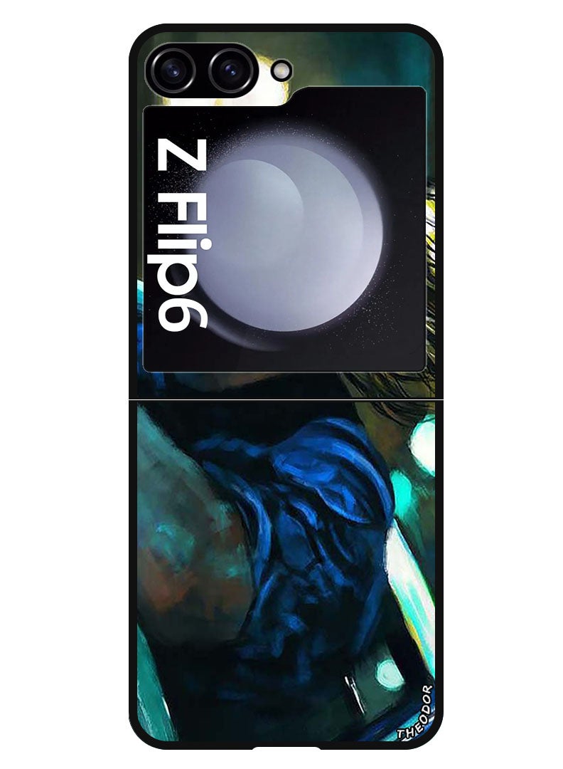 Theodor Protective Case Anti Scratch Shock Proof Bumper Cover For Samsung Galaxy Z Flip 6 Joker In Car - Image 1