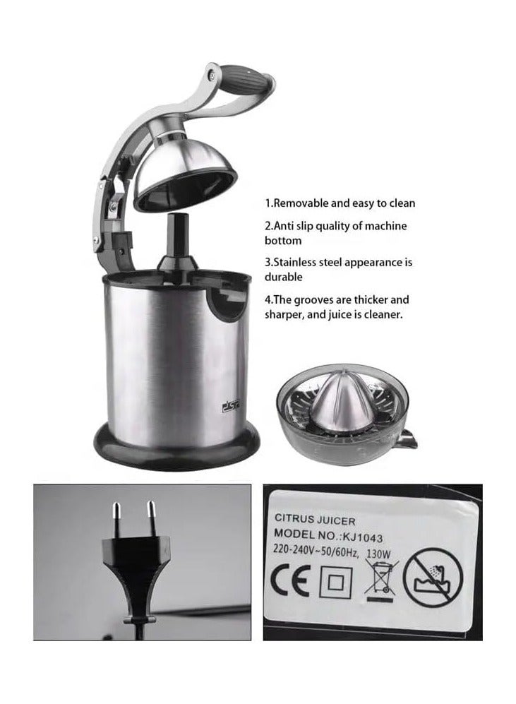 DSP Stainless Steel Portable Electric Orange Juicer (130W) - Image 2