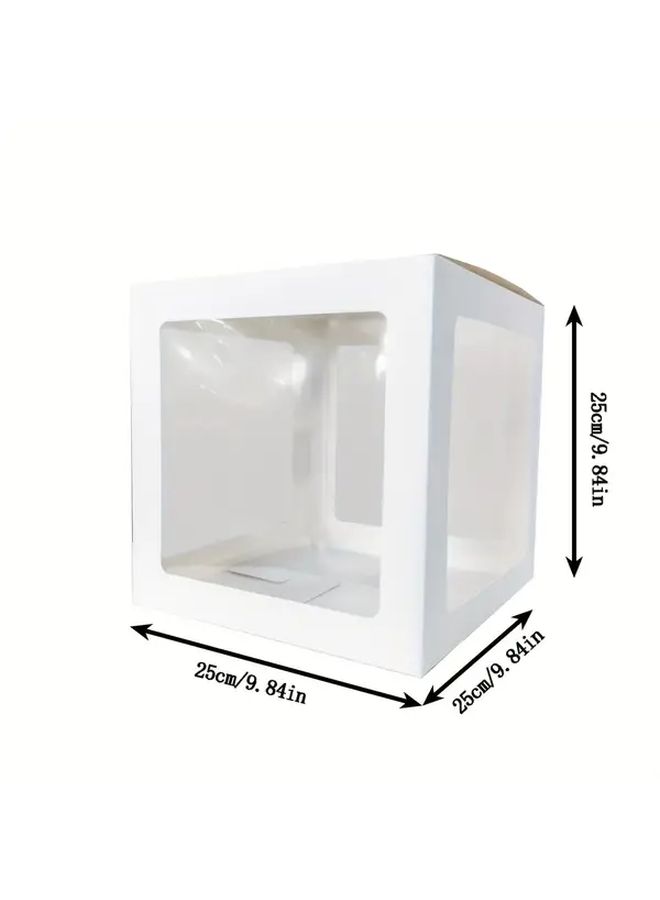 Golden Number 4 Party Balloons Set White Box Birthday Decoration - Image 3