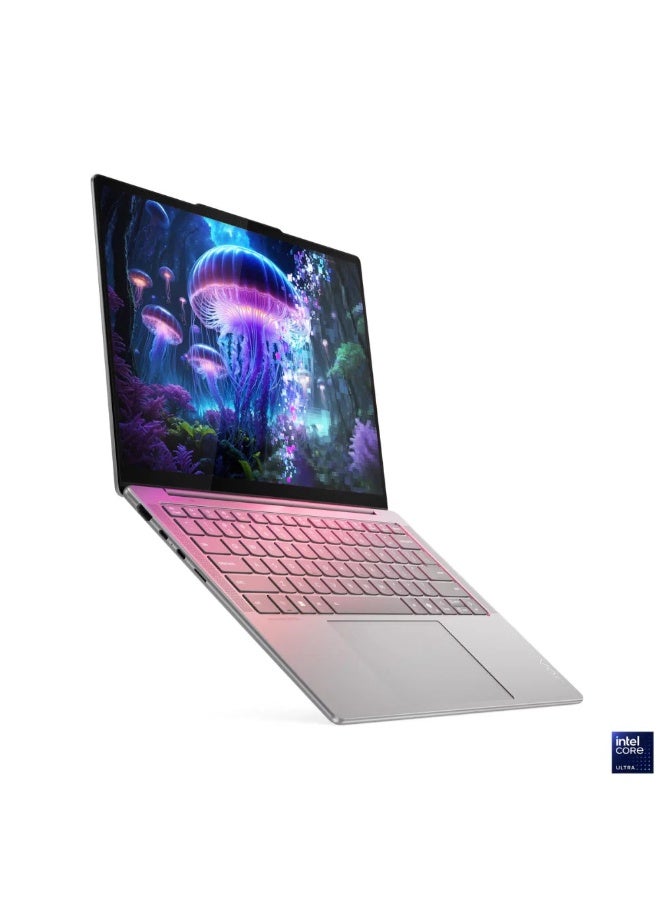 Lenovo Yoga Slim 7 14ILL10 AI Laptop, Intel Core Ultra 7 258V Processor, 32 GB RAM, 1 TB SSD, 14" 2.8K WQXGA+ OLED Display, Windows 11 Home, Backlit , Luna Grey, 2 Year Warranty | 83JX001HAX-OLED English/Arabic Keyboard English/Arabic Luna Grey - Image 2