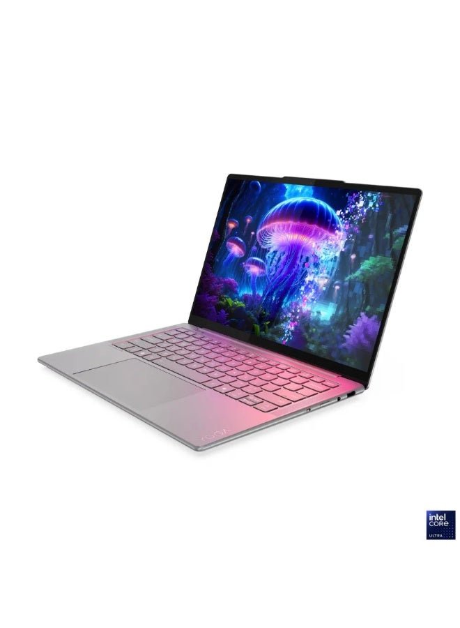 Lenovo Yoga Slim 7 14ILL10 AI Laptop, Intel Core Ultra 7 258V Processor, 32 GB RAM, 1 TB SSD, 14" 2.8K WQXGA+ OLED Display, Windows 11 Home, Backlit , Luna Grey, 2 Year Warranty | 83JX001HAX-OLED English/Arabic Keyboard English/Arabic Luna Grey - Image 3