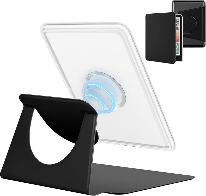 Vane Oak Magnetic Detachable 2-in-1 Stand Case for 6.8" Kindle Paperwhite (11th Generation-2021) and Kindle Paperwhite Signature Edition, Slim PU Shell Cover Case with Auto Wake/Sleep, Black - Image 1