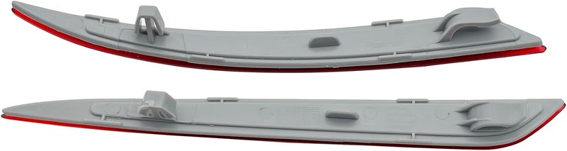 LFONEIBGG Rear Bumper Reflector Light Fit For 2013-2018 Ford Fusion Rear Left+Right Side Red Pair Marker Lights Lens Trim - Image 3