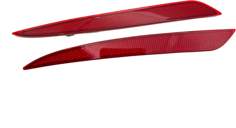 LFONEIBGG Rear Bumper Reflector Light Fit For 2013-2018 Ford Fusion Rear Left+Right Side Red Pair Marker Lights Lens Trim - Image 5