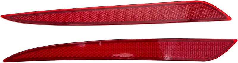 LFONEIBGG Rear Bumper Reflector Light Fit For 2013-2018 Ford Fusion Rear Left+Right Side Red Pair Marker Lights Lens Trim - Image 4