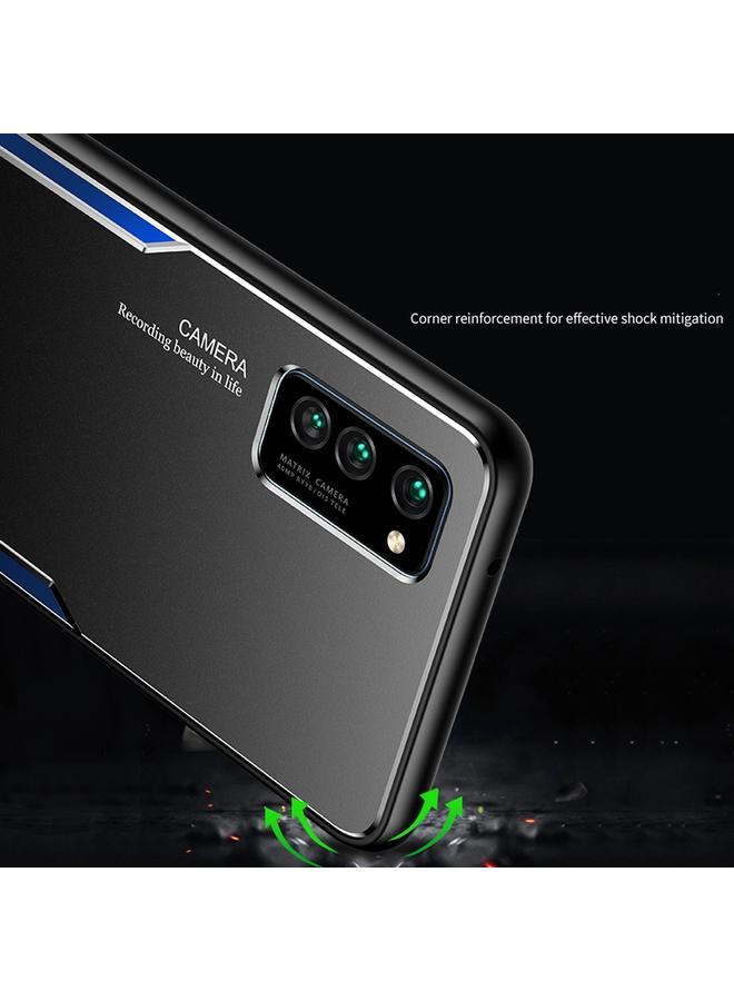 زبون جراب لهاتف Honor V30 Pro Blade Series مصنوع من إطار TPU + تقنية التفجير الرملي من سبائك التيتانيوم + غطاء حماية للهاتف المحمول بحافة مزخرفة من سبائك الألومنيوم الملون - Image 4