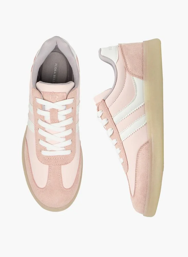 Flora Bella By Shoexpress Flora Bella Women Panelled Lace-Up Ankle Sneakers