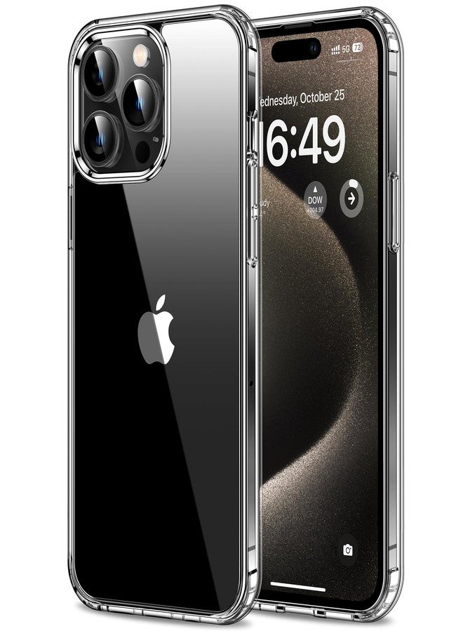 HOOMIL Case for iPhone 15 Pro 6.1-Inch, Anti-Yellowing, Drop Protection, Anti-Scratch Transparent Hard Back Phone Cover (Crystal Clear) - Image 1