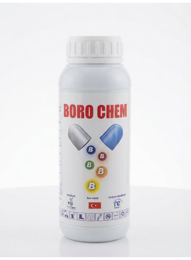 BORO CHEM Pure Boron Fertilizer For Enhancing Pollination & Flower Setting - 1 Liter