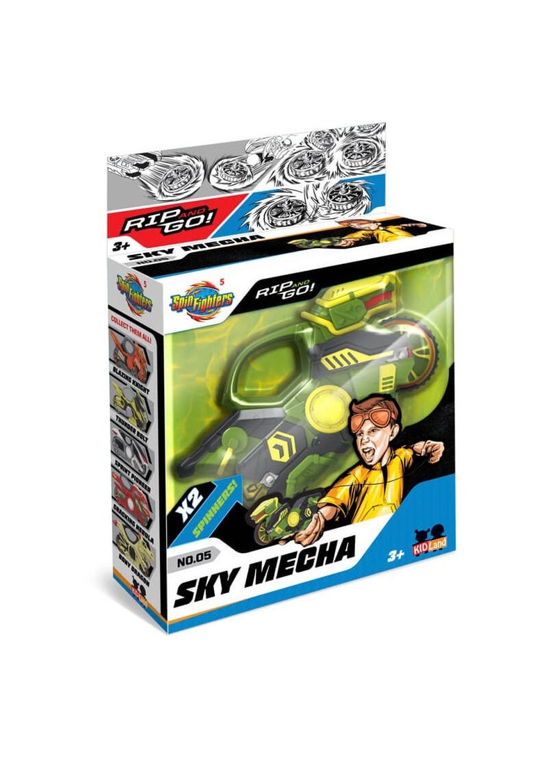 KidLand Spin Fighters Sky Mecha Single - Image 1