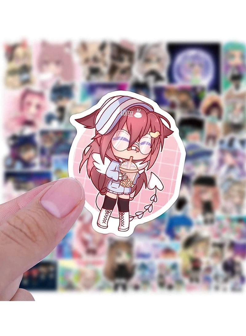 Zikra 50pcs Gacha Life Stickers Gacha Life Sticker Pack Gacha Life Merch - Image 3