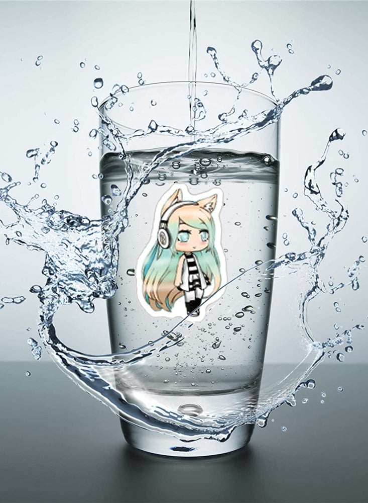 Zikra 50pcs Gacha Life Stickers Gacha Life Sticker Pack Gacha Life Merch - Image 4