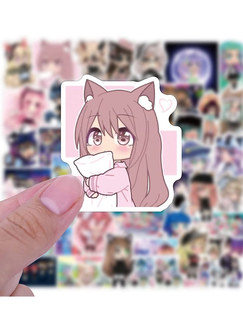 Zikra 50pcs Gacha Life Stickers Gacha Life Sticker Pack Gacha Life Merch - Image 2