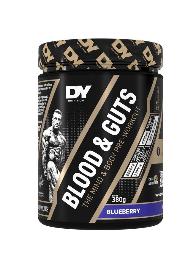 DY NUTRITION Dorian Yates DY Nutrition Blood and Guts 380g, Blueberry  - Image 1