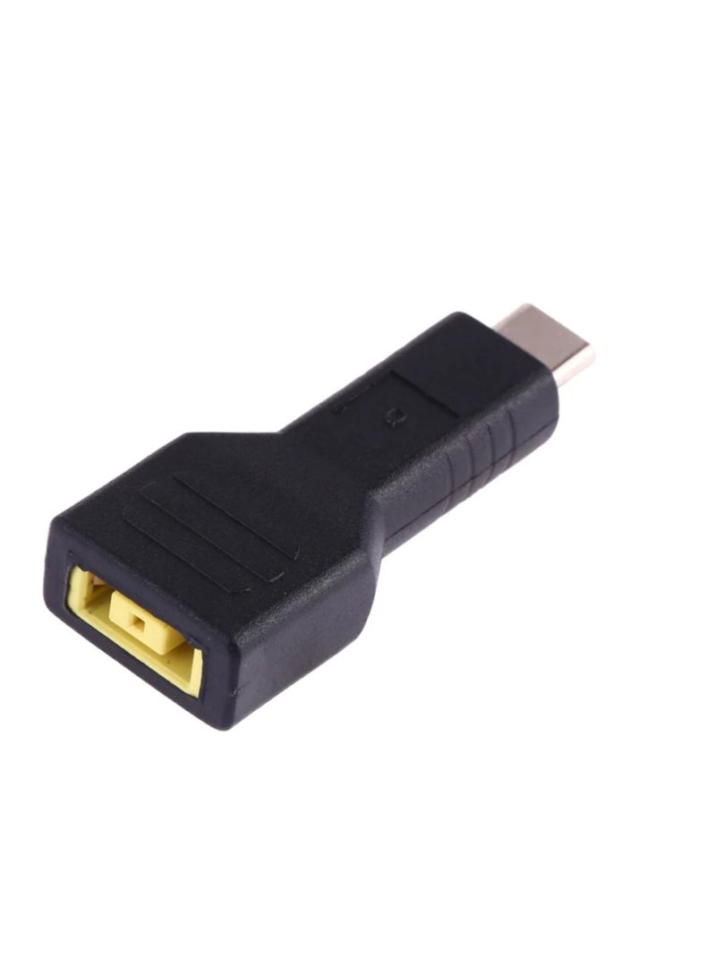 Terabyte Power Adapter for Lenovo Big Square Female to USB-C / Type-C Male Plug - Image 1