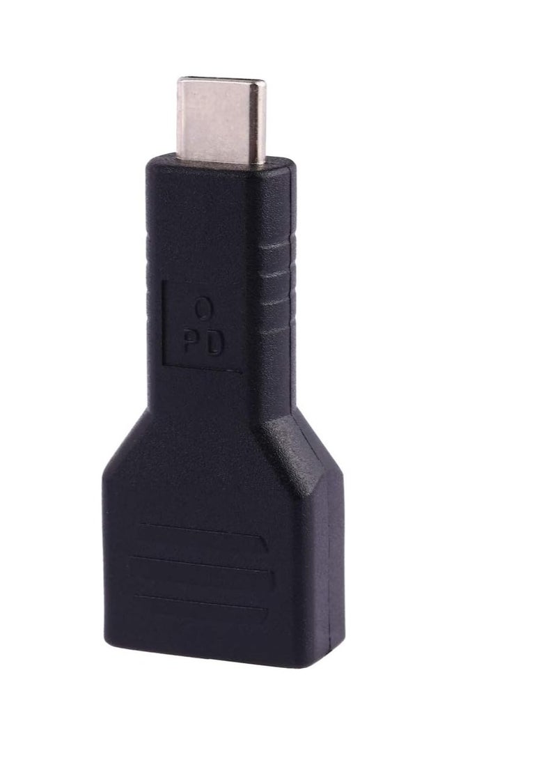 Terabyte Power Adapter for Lenovo Big Square Female to USB-C / Type-C Male Plug - Image 3