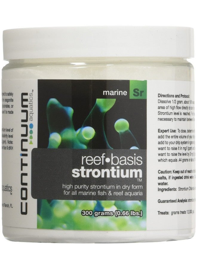 Continuum Aquatics Reef Basis Strontium - Strontium Powder for Marine Fish and Reef Saltwater Aquariums - Image 1