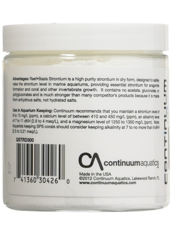 Continuum Aquatics Reef Basis Strontium - Strontium Powder for Marine Fish and Reef Saltwater Aquariums - Image 2