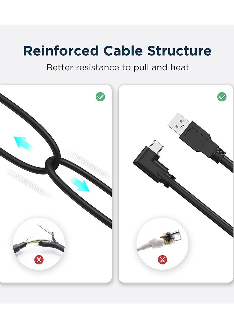 USB C Cable 16 Feet/5 Meters, High Speed Data Transfer Fast Charging Oculus Link Virtual Reality Headset for Quest 2 by