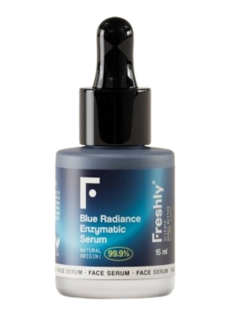 Freshly Blue Radiance Enzymatic Serum Exfoliant 15ml - Image 1