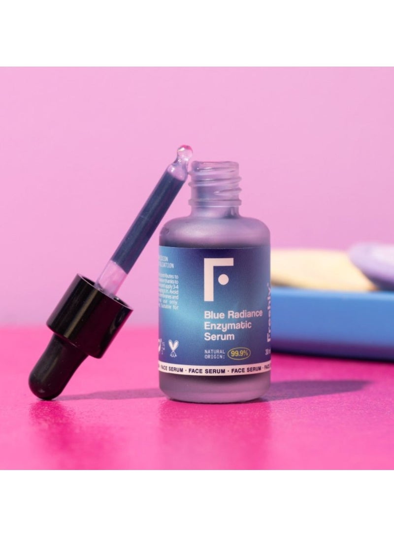 Freshly Blue Radiance Enzymatic Serum Exfoliant 15ml - Image 4