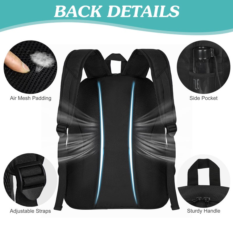 WOLT | Youth Soccer Bag, Soccer Backpack, Basketball Backpack with Cleat Shoe and Ball Compartments Sports Backpack for Volleyball Football for Men Women (Black) - Image 5