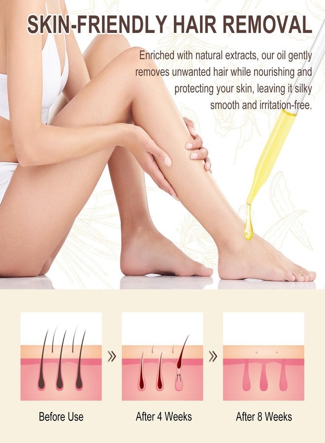 Uruses Cyperus Rotundus Oil, Natural Cyperus Rotundus Oil for Hair Removal, Reduces Unwanted Hair Growth, Moisturizes & Soothes The Skin, Reducing Body Hair Growth, Shrink Pores, Suitable for All Skin Types - Image 5