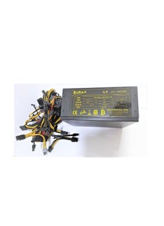 ZUMAX 1850W ATX NonModular Mining PC Power Supply Supports 8 Graphics Card 180-270V Power Supply BTC Rig Gaming Mining Support Machine