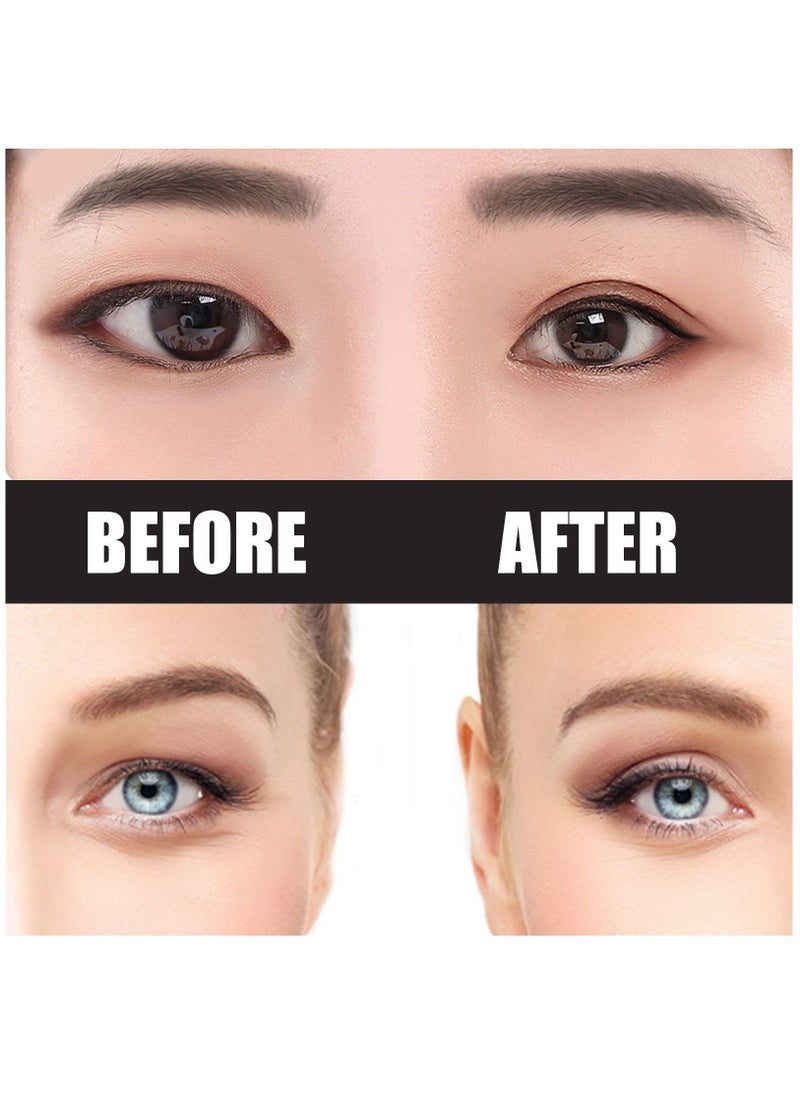 Jaysuing - 480 Pieces Double Eyelid Styling Kit Eyelid Tape Breathable and Waterproof Eyelid Lifter Strips Invisible Lids Double Eyelid Strips with Fork Rods and Tweezers for Droopy Uneven Hooded Eyes - Image 1