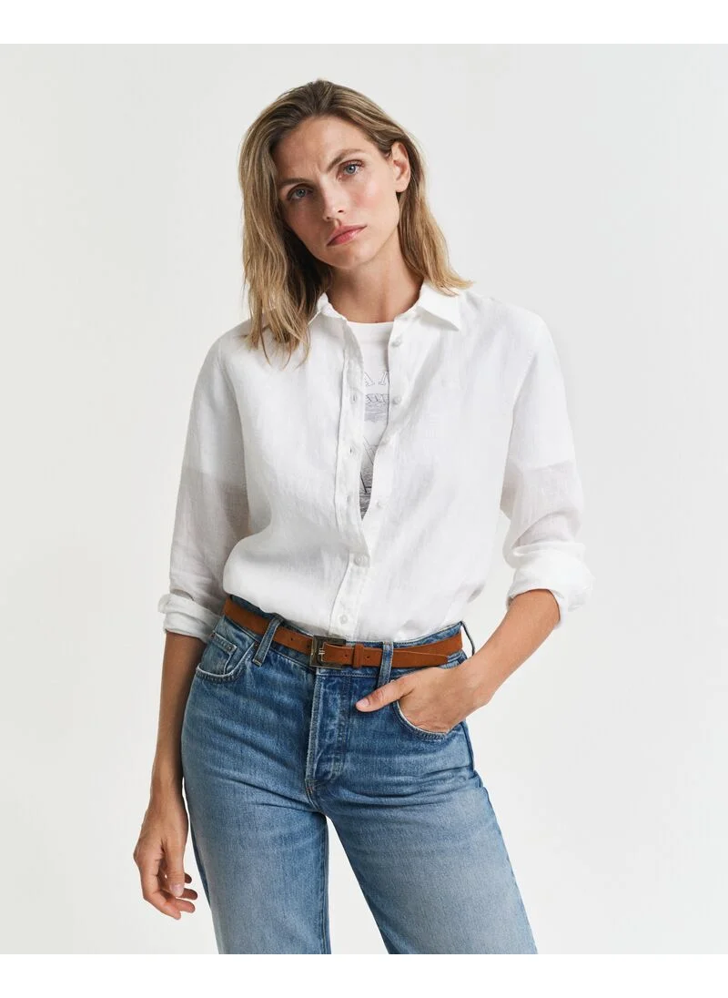 غانت Gant Regular Linen Shirt