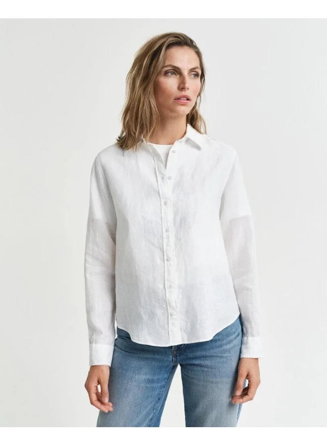 GANT  Gant Regular Linen Shirt for Women | Best Price UAE