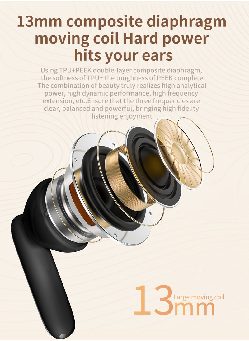 ZIPFORCE - ZIPFORCE True Wireless Earbuds, In-Ear Bluetooth 5.3 Headphones 4-Mics ENC Clear Call, Bluetooth Earbuds Touch Control 40 Playtime, IPX6 Waterproof TWS, Light-Weight Earphones - Image 1