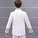 STIOEDYUAN Boy Prince Costume Victorian Gothic Palace Blazer Suit Royal King Outfit Party Cosplay Halloween Costumes Kids White M - Image 4