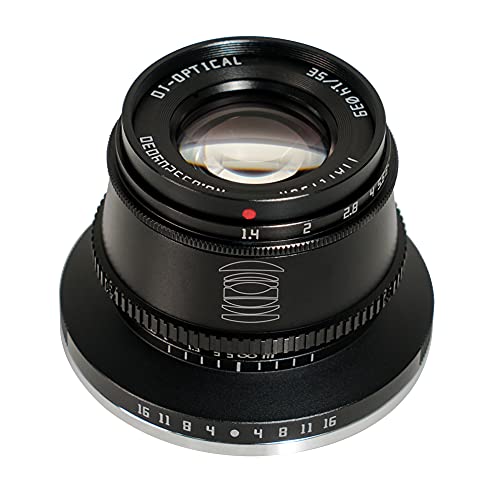 TTArtisan 35mm F1.4 APS-C Format Large Aperture Manual Focus Fixed Lens for Olympus/Panasonic Mrcro Four Third M4/3 Mount Cameras Black - Image 2