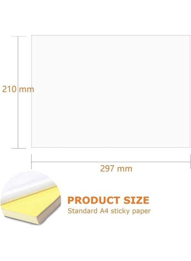 Terabyte A4 ADDRESS AND MULTI-PURPOSE LABELS WHITE,1 LABELS/SHEET 210MMX297MM - Image 2