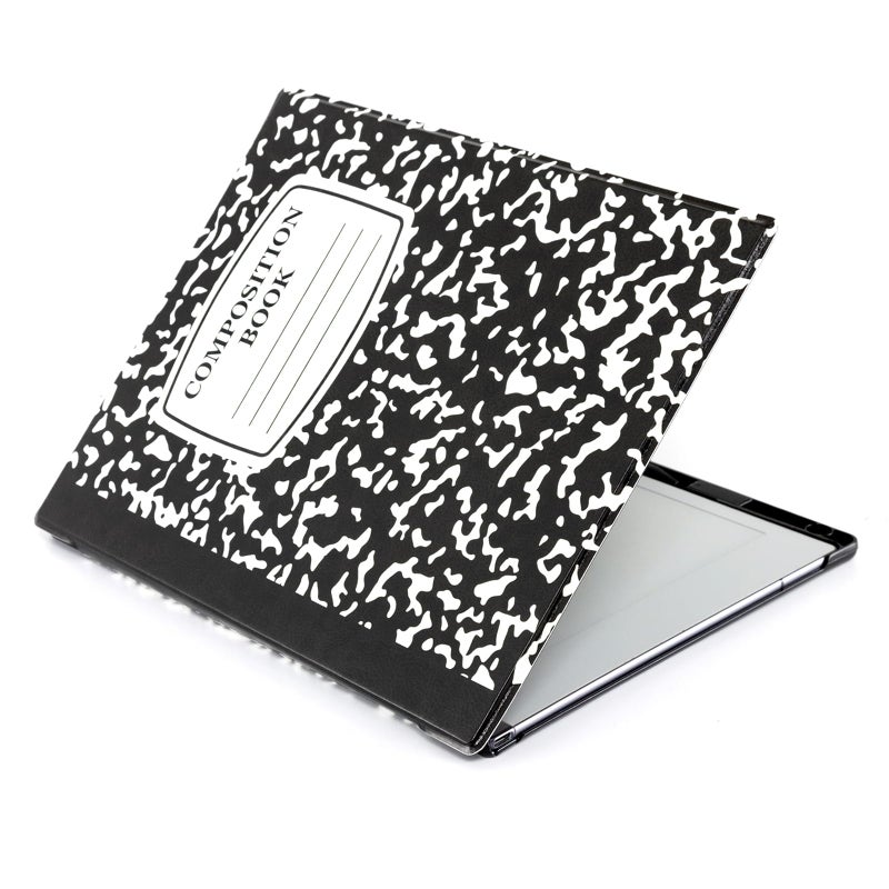 CoBak Case for Remarkable 2 Paper Tablet - Lightweight and Protective Book Folio Cover with Built-in Pen Holder - for 10.3" 2020 Released, Black Notebook - Image 1
