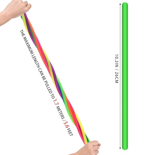 Rtinsd Small Stretchy String Noodles 30 Packs Children Sensory Stretch Strings Fidget Toys for School Classroom Rewards Back to School Birthday Party Favors and Prizes Treasure Box Toys - Image 5