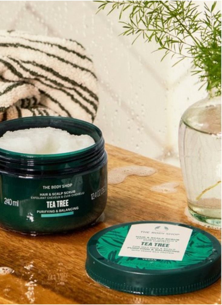 THE BODY SHOP Tea Tree Purifying & Balancing Hair & Scalp Scrub 240ml  - Image 4