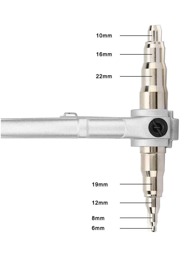 Excefore - Copper Pipe Tube Expander, Universal Copper Pipe Tube Expander Hand Swaging Tool for HVAC Refrigeration Maintenance and Repair - Fits 6-22mm - Image 1