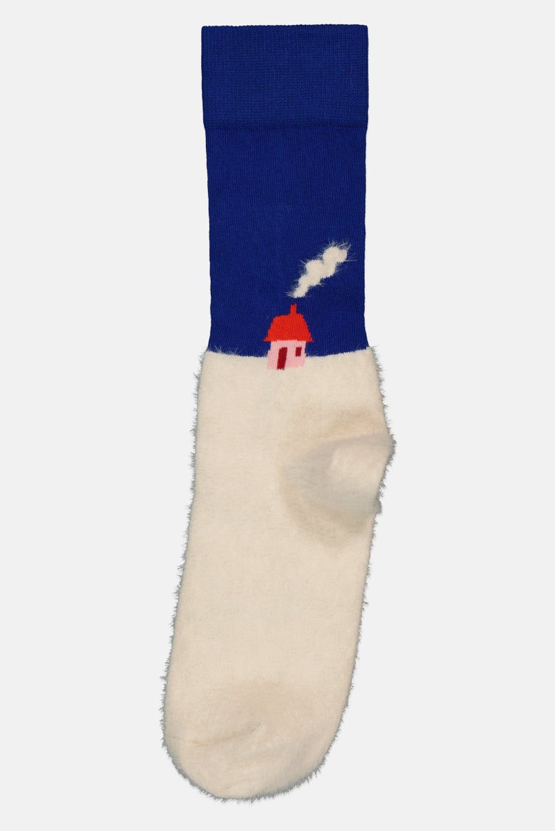Happy Socks Men 1 Pair Welcome Home Long Socks, Multicolor - Image 1