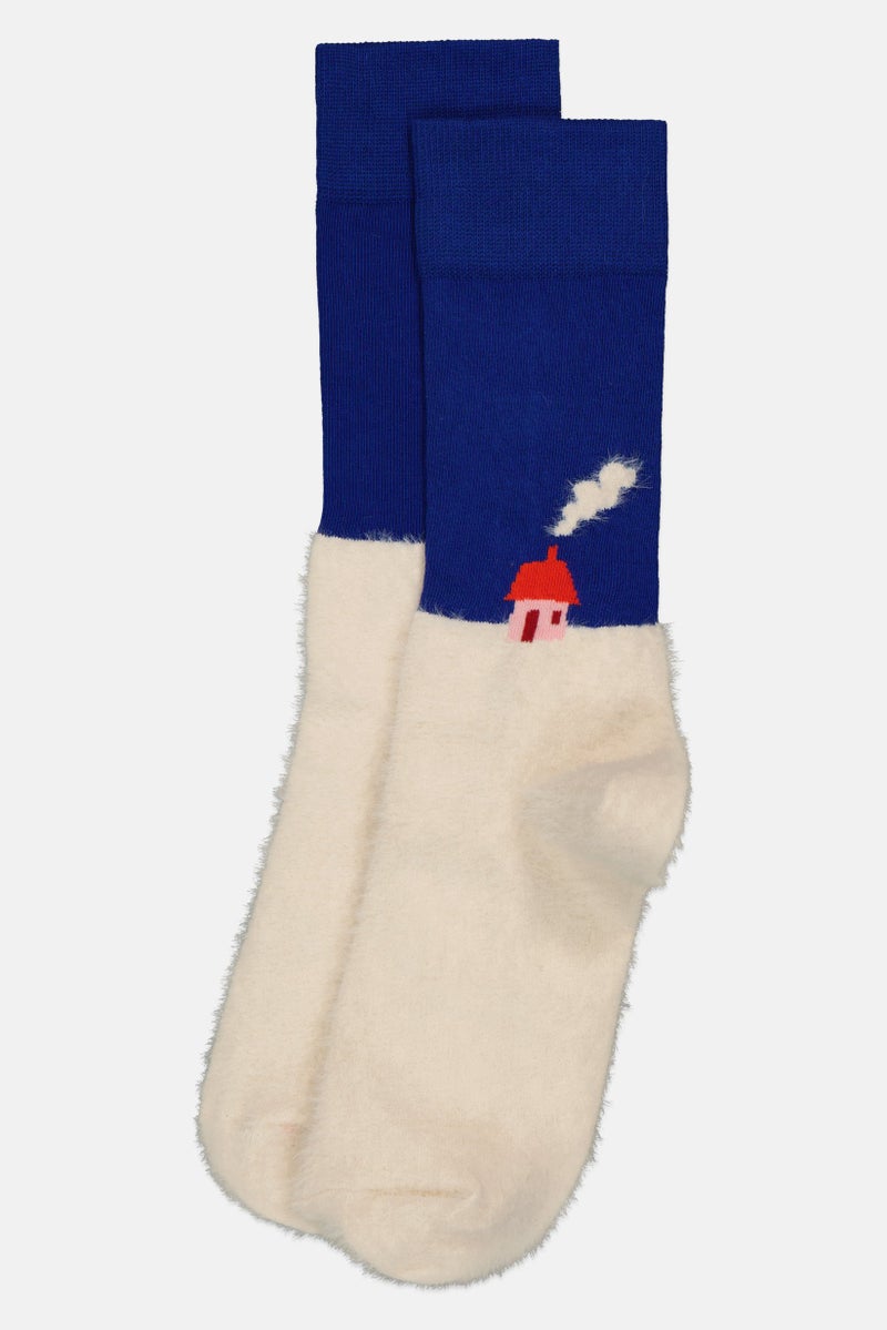 Happy Socks Men 1 Pair Welcome Home Long Socks, Multicolor - Image 3
