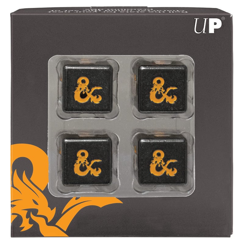 Ultra PRO - Dungeons & Dragons: Heavy Metal Realmspace 7 RPG Dice Set - Ward Off Enemies on Your Next Adventure with A Commanding Roll, Great Gaming Dice for RPG Games - Image 3