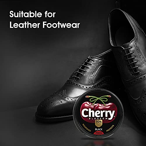Cherry Blossom Wax Polish Black 40 gm (Pack of 3) - Image 4
