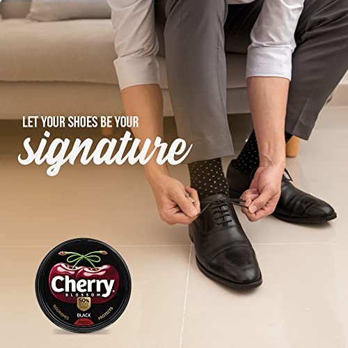 Cherry Blossom Wax Polish Black 40 gm (Pack of 3) - Image 5