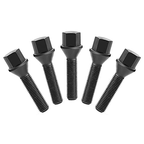 KSP PERFORMANCE KSP M14x1.25 Lug Bolts for I3 I8 M2 M4 F80 X2 X4 X6, Conical Seat Extended 40mm Shank HEX 17mm Black Dacromet Studs Compatible with BMW, Package of 5PCS - Image 4