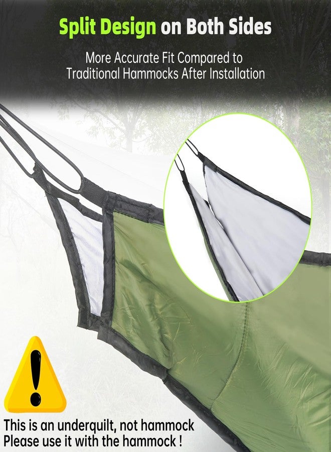CROSSHIP Hammock Underquilt for Camping - Full Length Orange Lightweight Warm Quilt for 3-4 Seasons (41-68°F) - Soft & Durable for Hiking, Backpacking, Beach, Travel - Holds Up to 500lbs - Image 4